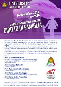 Presentazione del master in diritto di famiglia - Roma